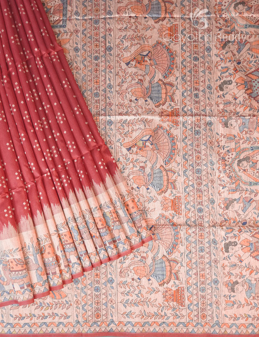 SEMI TUSSAR SAREE-ST1075