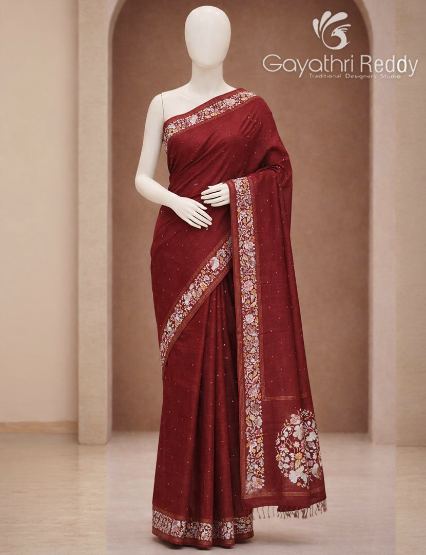 TUSSAR FANCY SAREES-PTF156