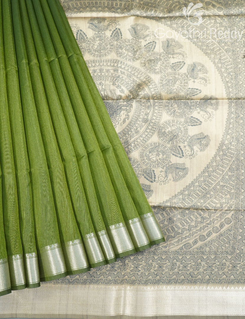 SEMI TUSSAR SAREE-ST1158
