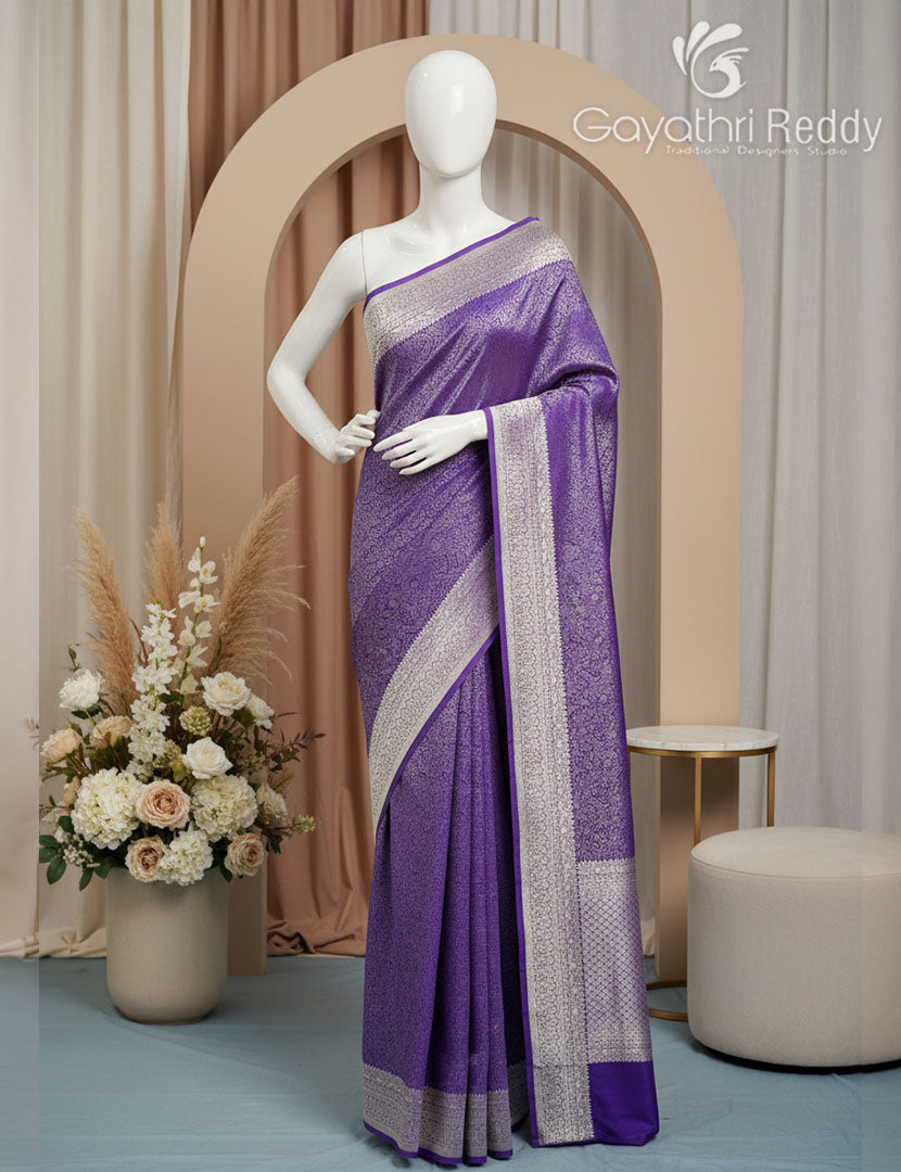 MYSORE CREPE BROCADE SAREE-MCB36