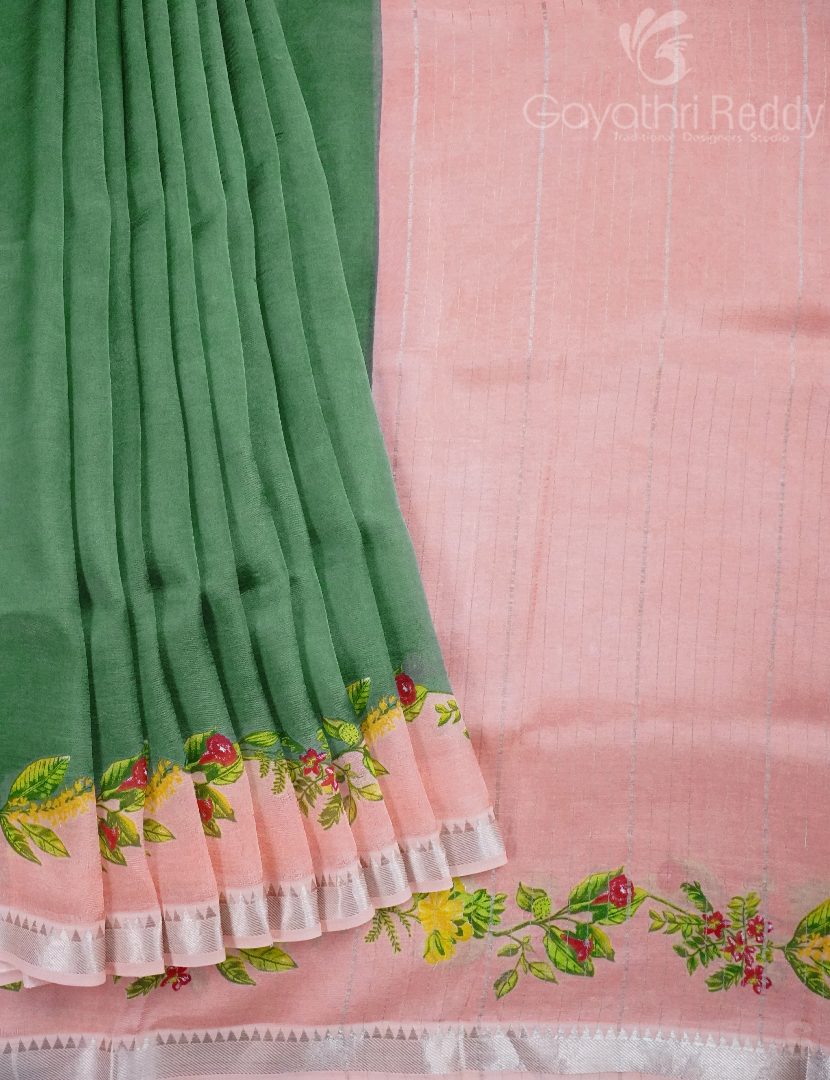 MANGALGIRI PATTU PRINTED SAREE-MGP1110