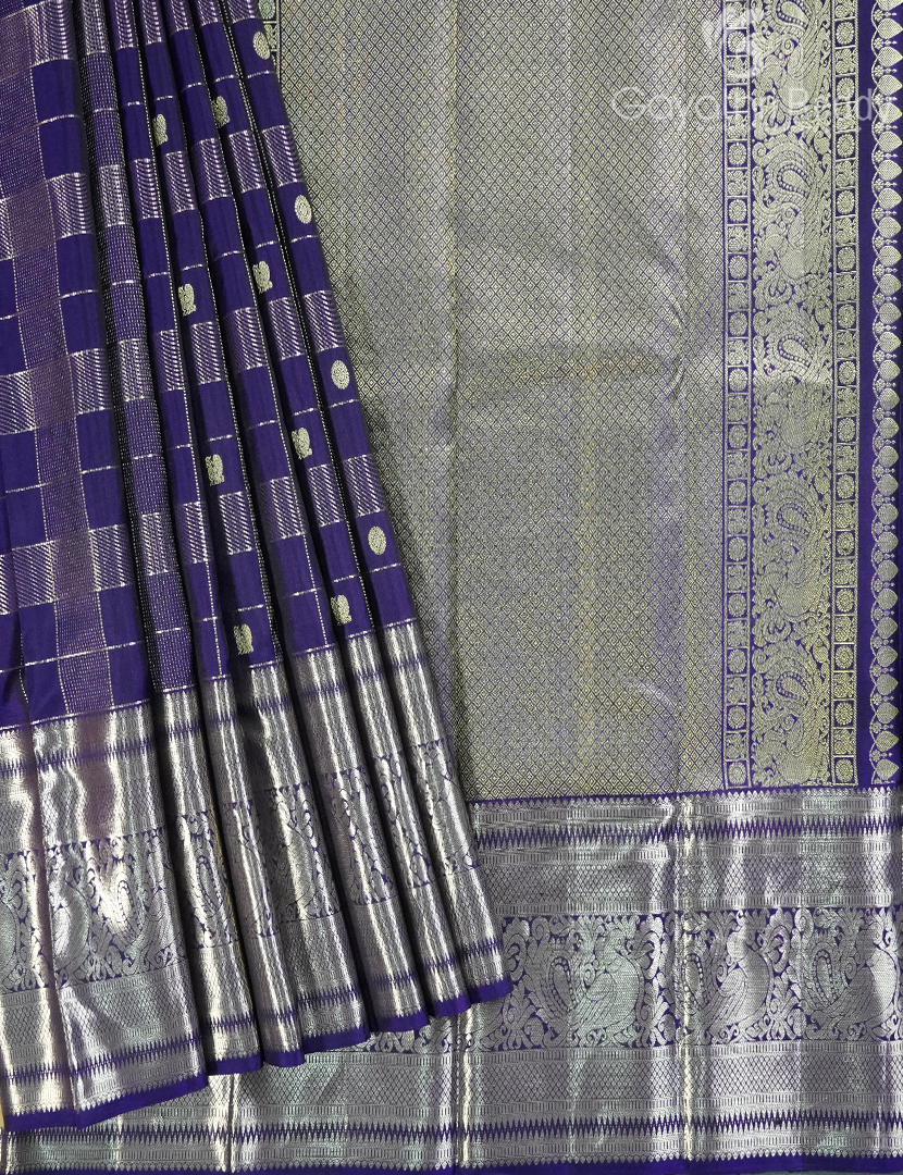 PURE KANCHI PATTU BIG BORDER SAREE-KP8382