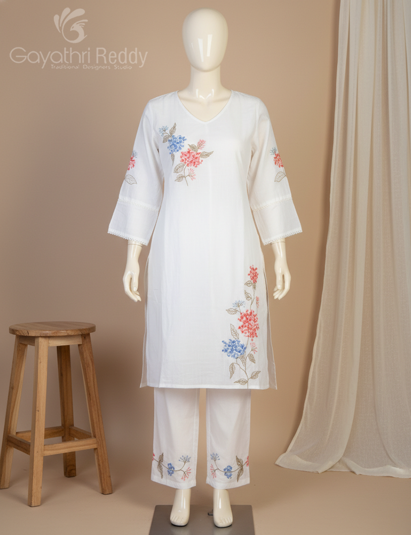 READYMADE DRESS SET(2PC)-KDS1179