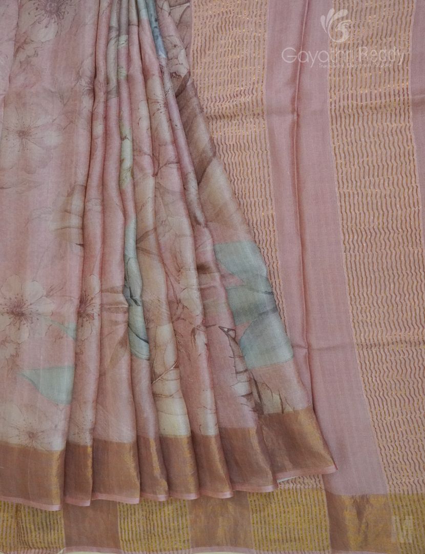 PURE DESI TUSSAR ORGANIC PRINTED-TS1072