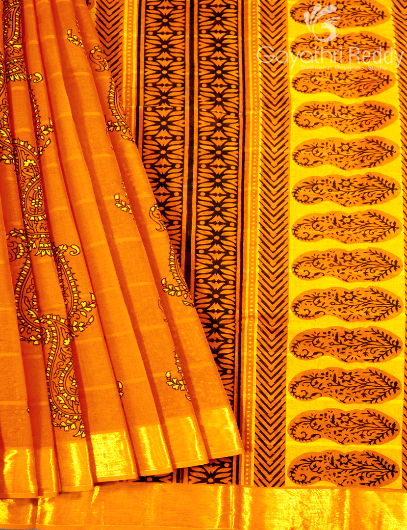 COTTON PRINTED SAREES-CP14