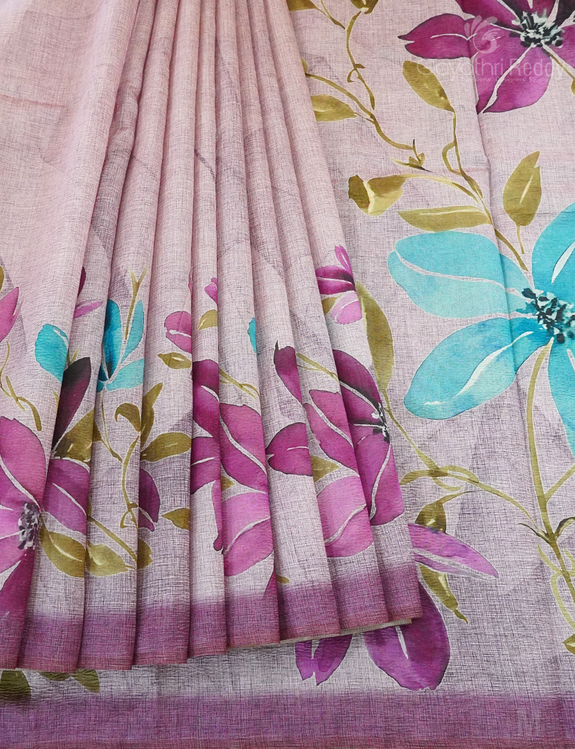 WRINKLE ORGANZA SAREE-OP573