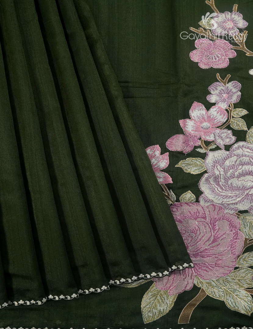 DUPION SILK FANCY SAREE -DSF33