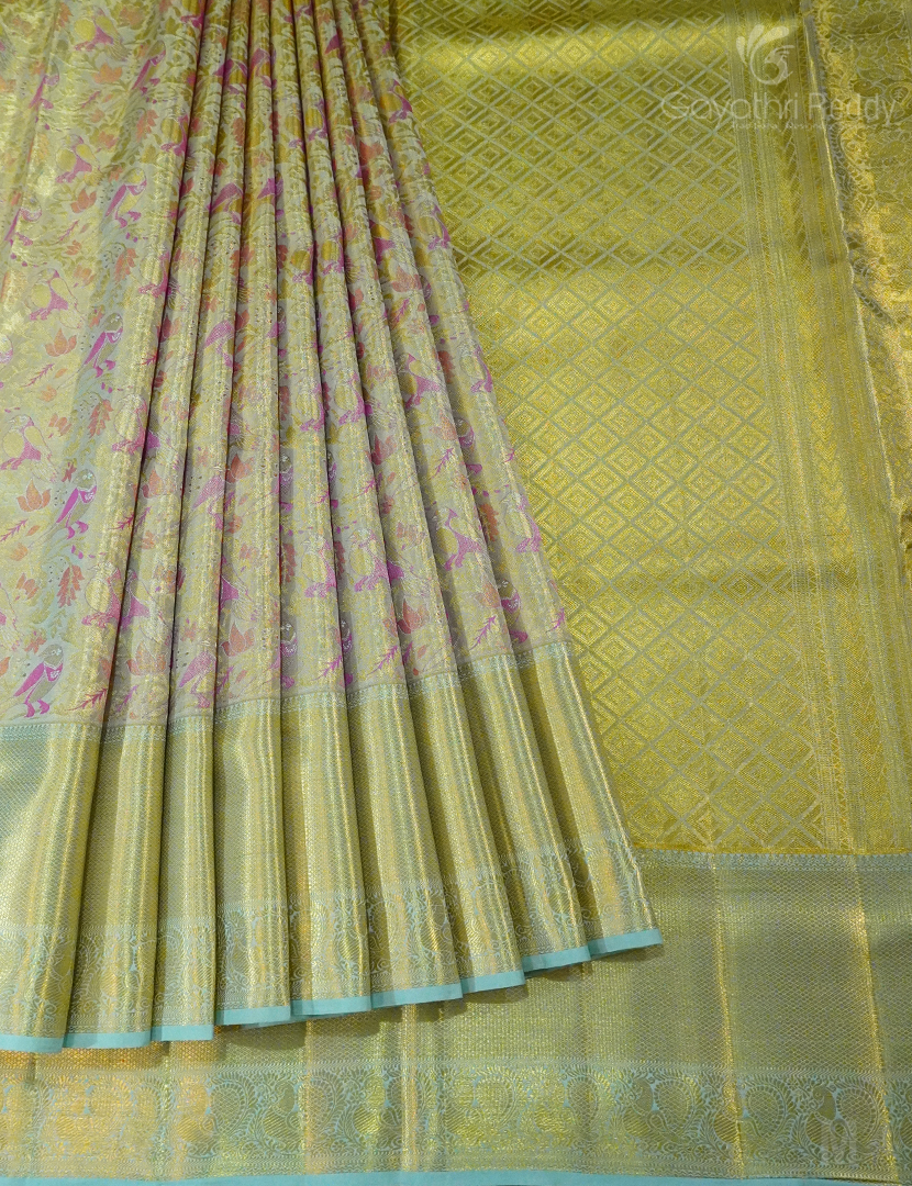 PURE KANCHI PATTU TISSUE-KP7480