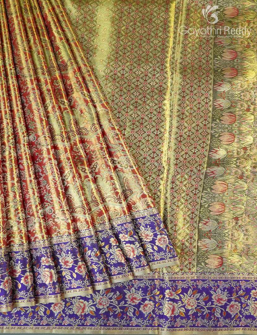 PURE KANCHI TISSUE SAREE-KP8565