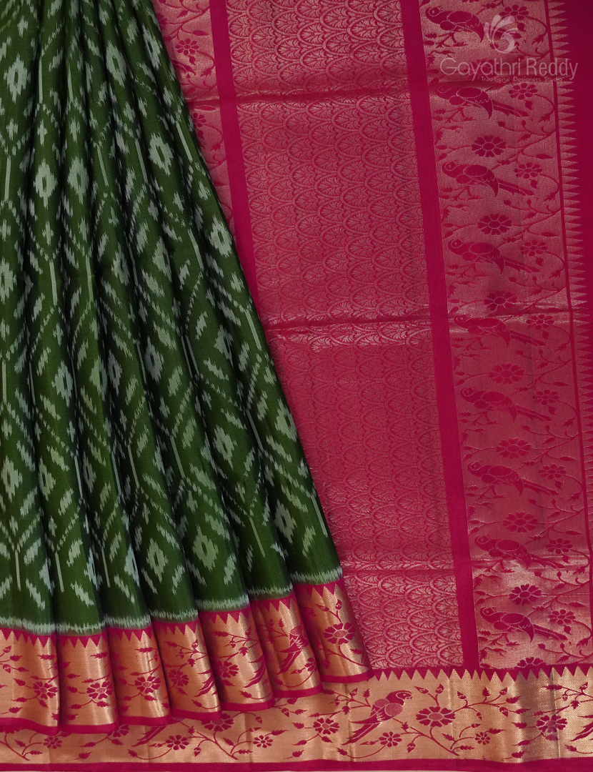 PURE KANCHI IKKAT PATTU-IP639