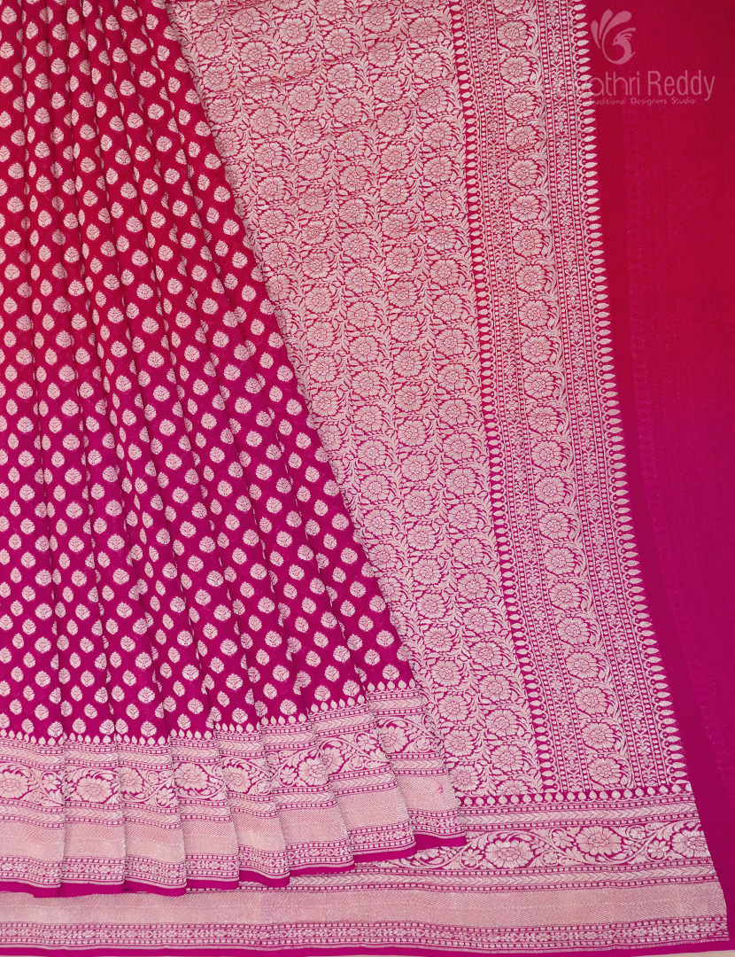 PURE BANARAS GEORGETTE KADDI-BG619