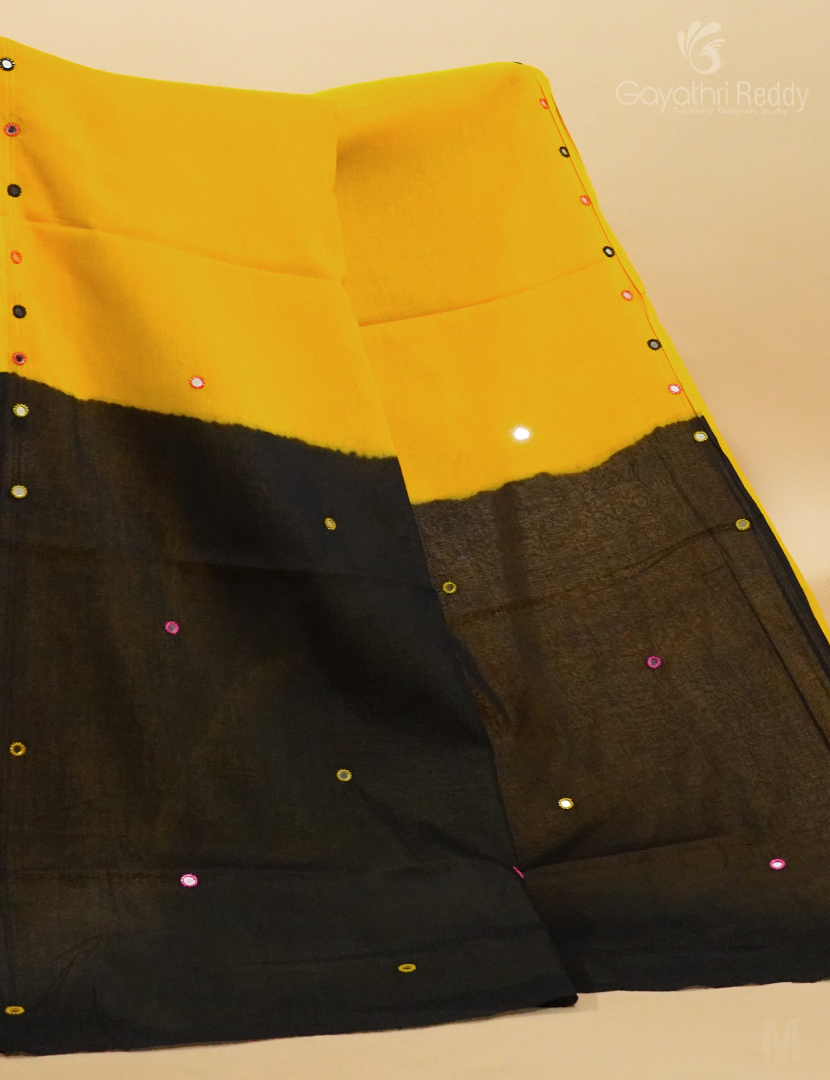 PURE MULMUL COTTON MIRROR WORK-MC1770