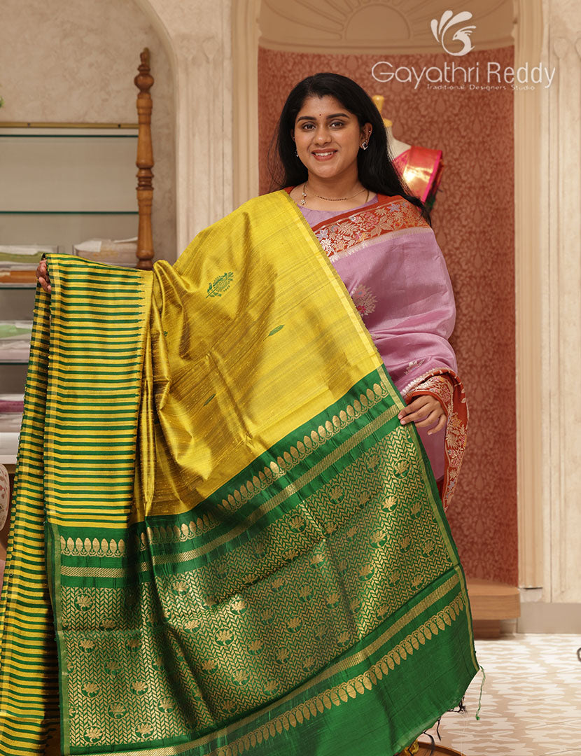 PURE KHADI PATTU SAREE-KHP1302