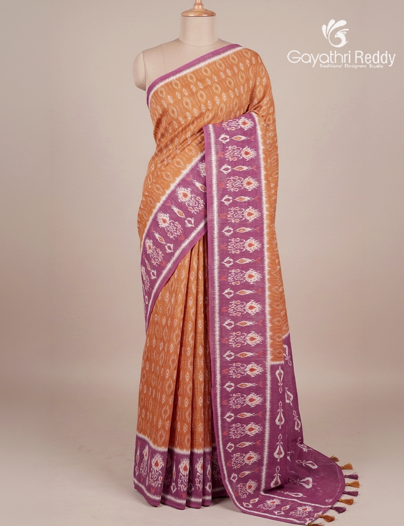 Linen Cotton Saree-L1501