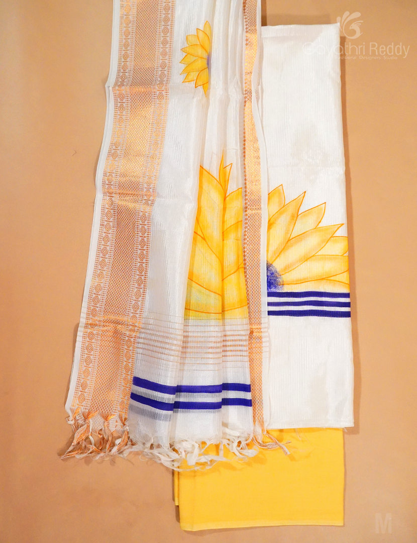 PURE MANGALGIRI DRESS MATERIAL SET-MCD22