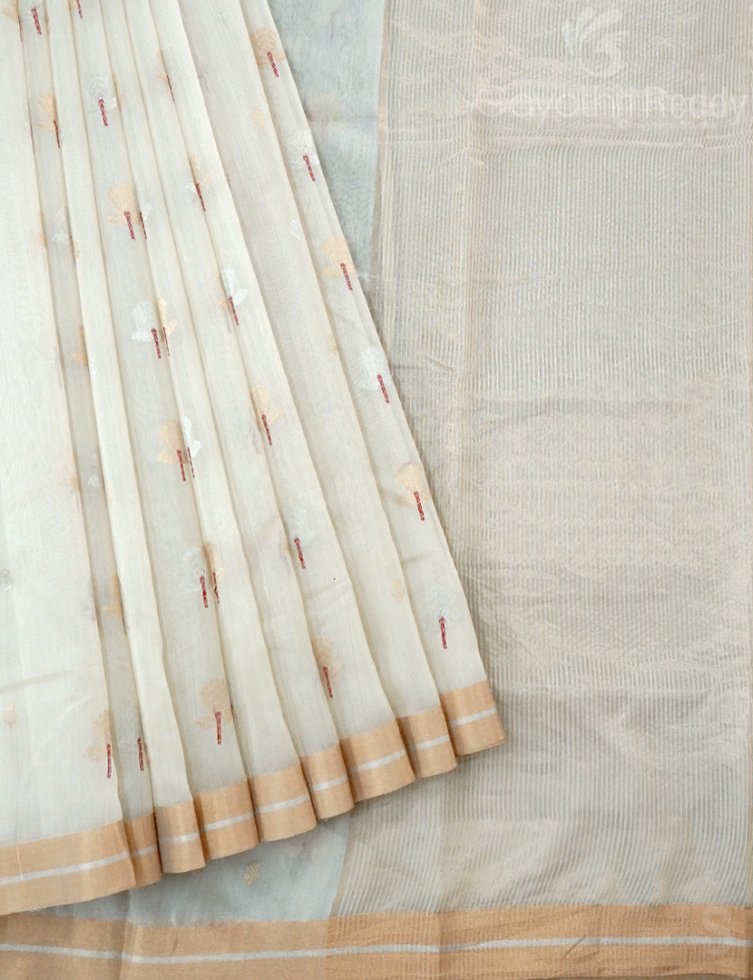 PURE CHANDERI SICO SAREE-PCS641