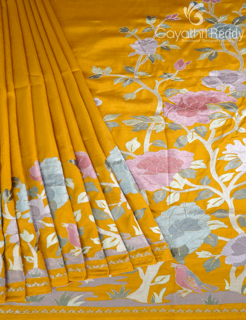 DUPION SILK FANCY SAREE -DSF29