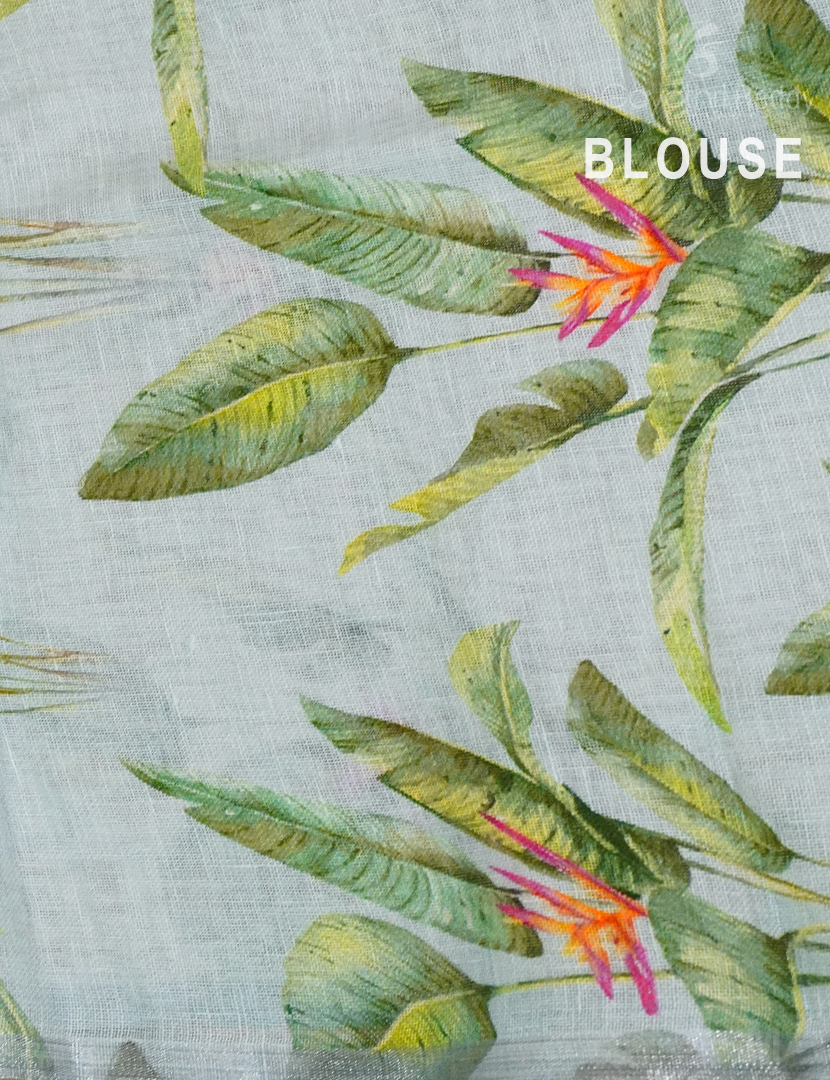 PURE LINEN COTTON SAREE-L1333