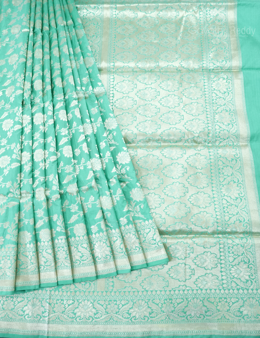 PURE BANARAS KATAN SILK JAAL-BP1107