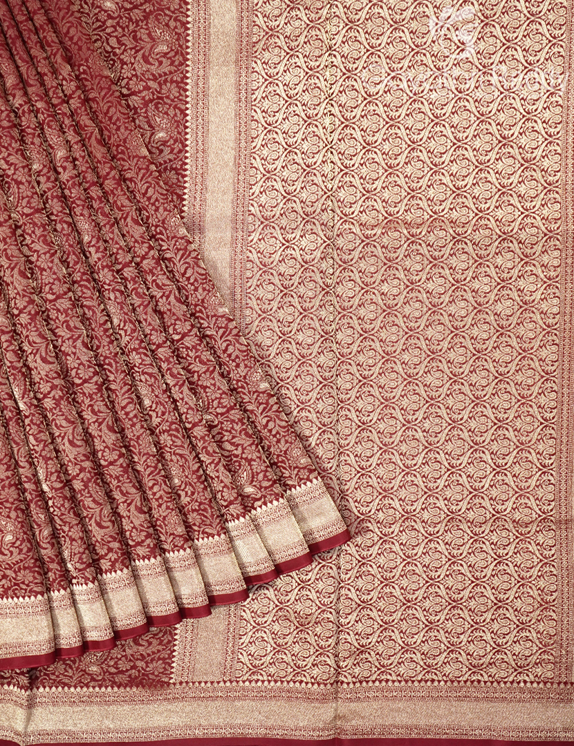 MYSORE CREPE BROCADE SAREE-MCB25