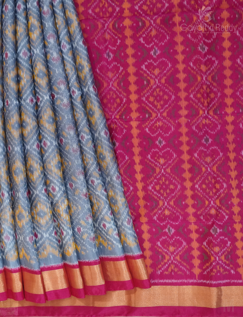 PURE KANCHI IKKAT PATTU-IP652