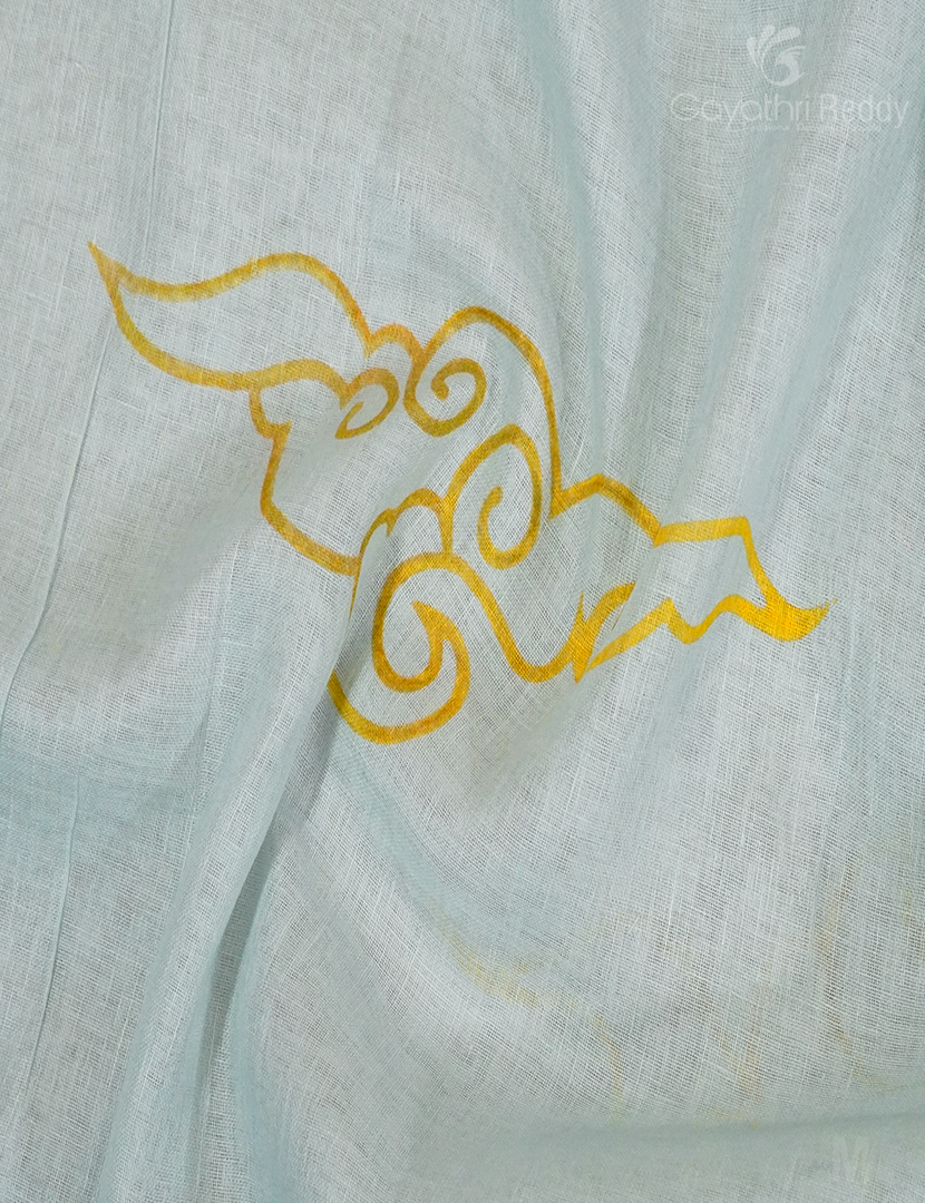 PURE LINEN COTTON SAREE-L1333