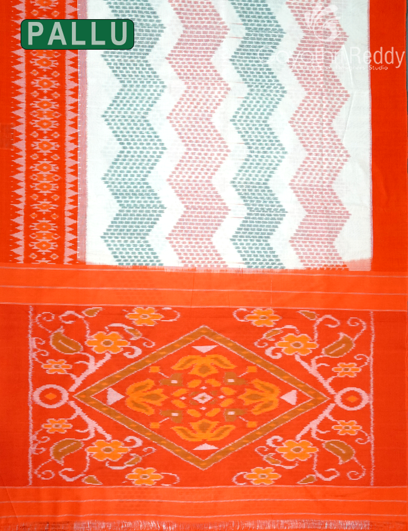 PURE IKKAT COTTON (H.L) SAREE-IKC1058