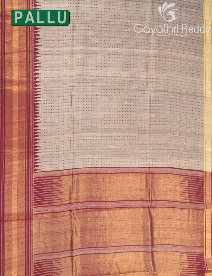 PURE KHADI PATTU SAREE-KHP1367