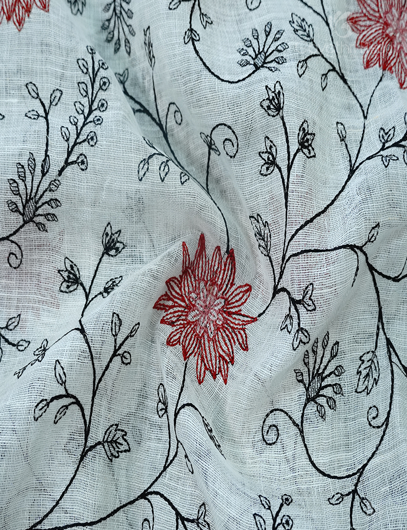 PURE LINEN SAREE-L1341