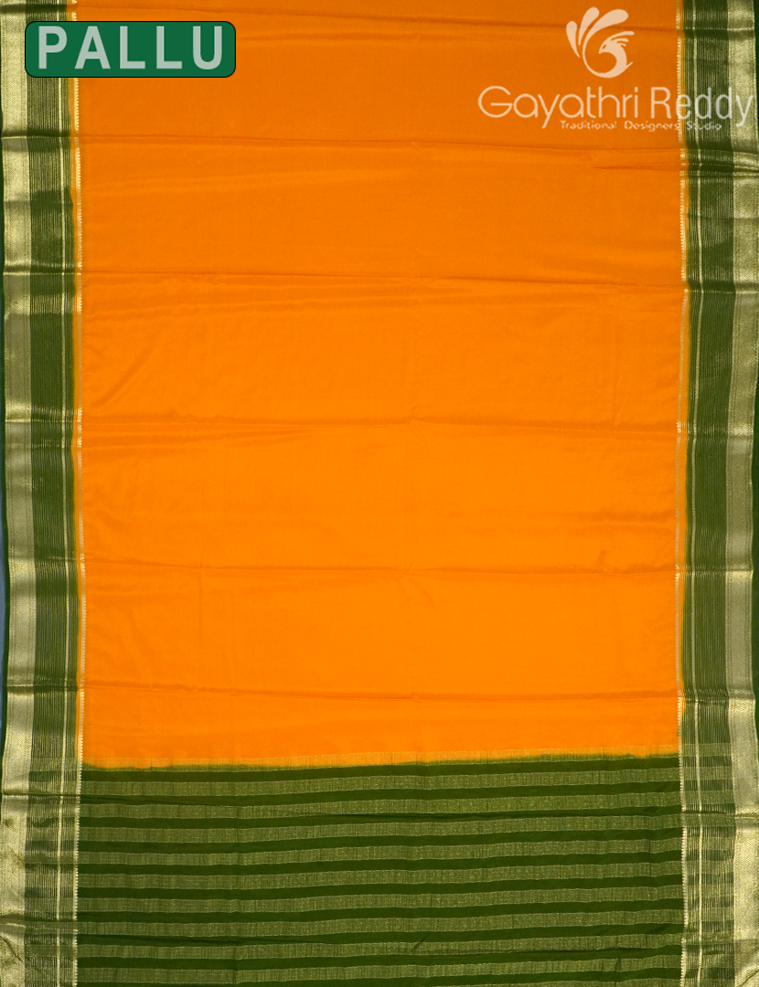 SEMI MYSORE CRAPE SAREE-SMC372