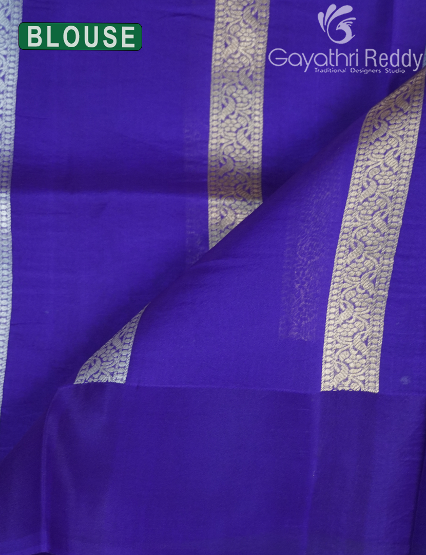 PURE BANARAS KORA SILK-BKS124