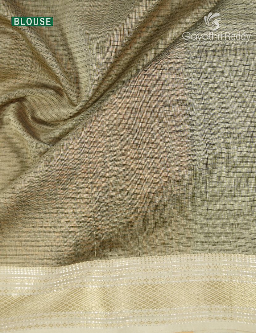 PURE CHANDERI MEDIUM BORDER SAREES -CPS1191