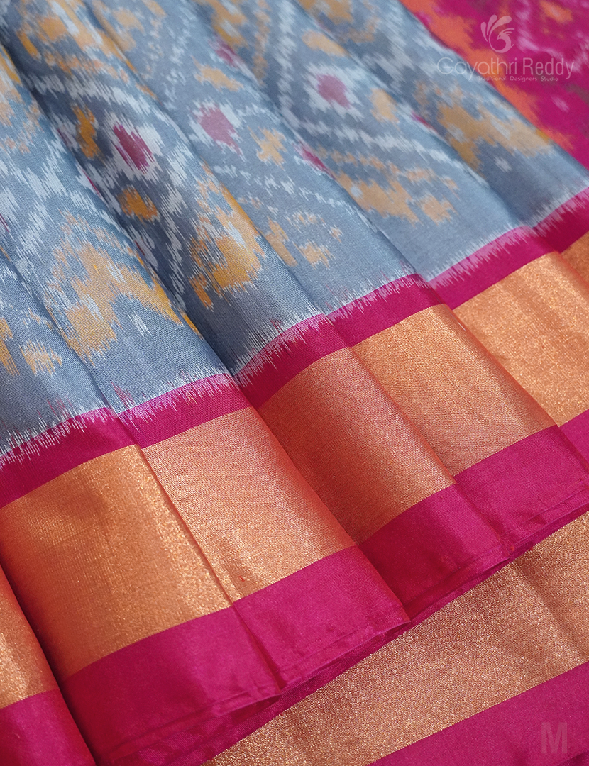 PURE KANCHI IKKAT PATTU-IP652