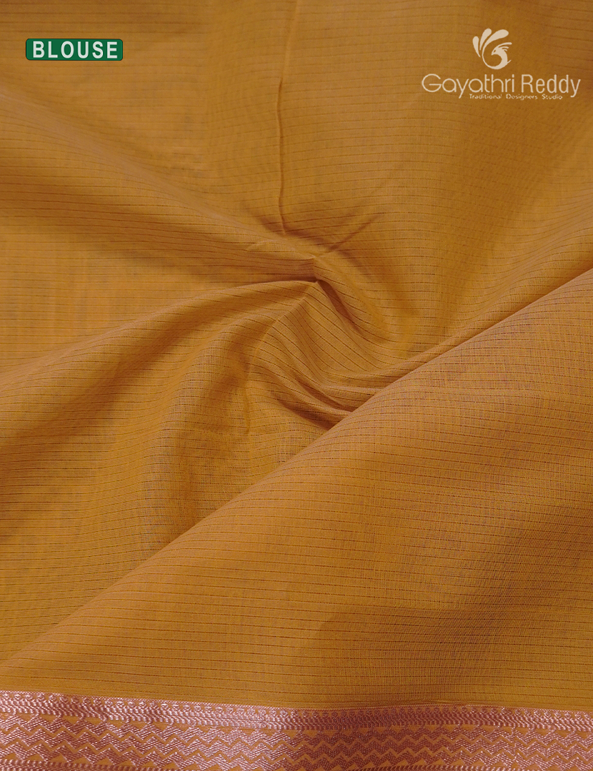 Kanchipuram Sico Saree in Rose Pink and Yellow