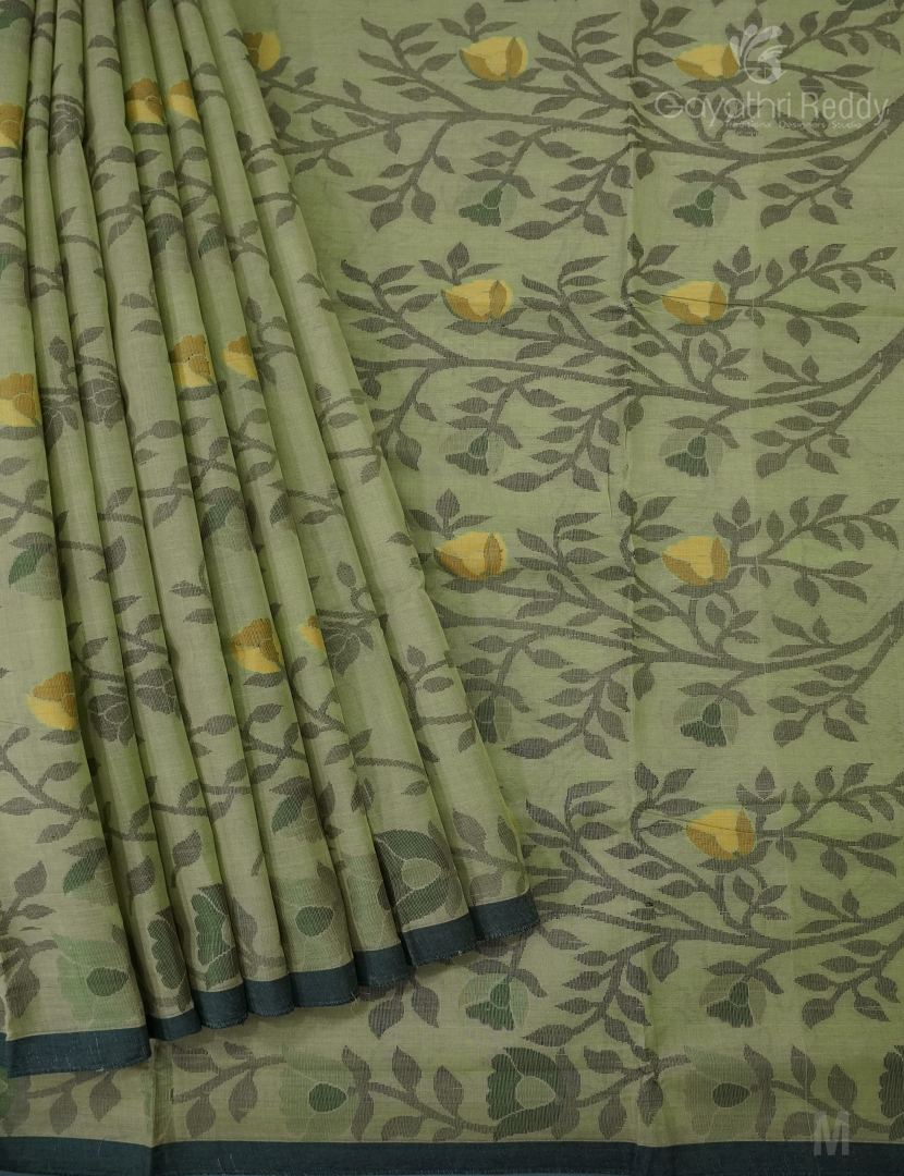 JAMDANI COTTON(WITHOUT BLOUSE)-JMC428