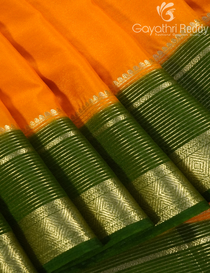 SEMI MYSORE CREPE SAREE-SMC372