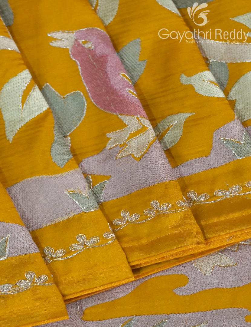 DUPION SILK FANCY SAREE -DSF29