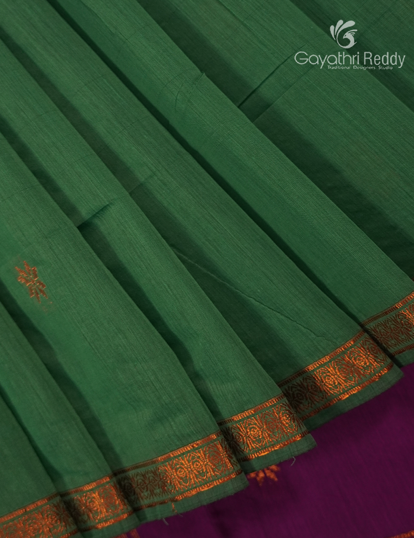 Sico Saree in Sea Green and Magenta