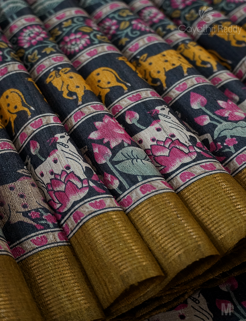 PURE DESI TUSSAR SILK-TS1369