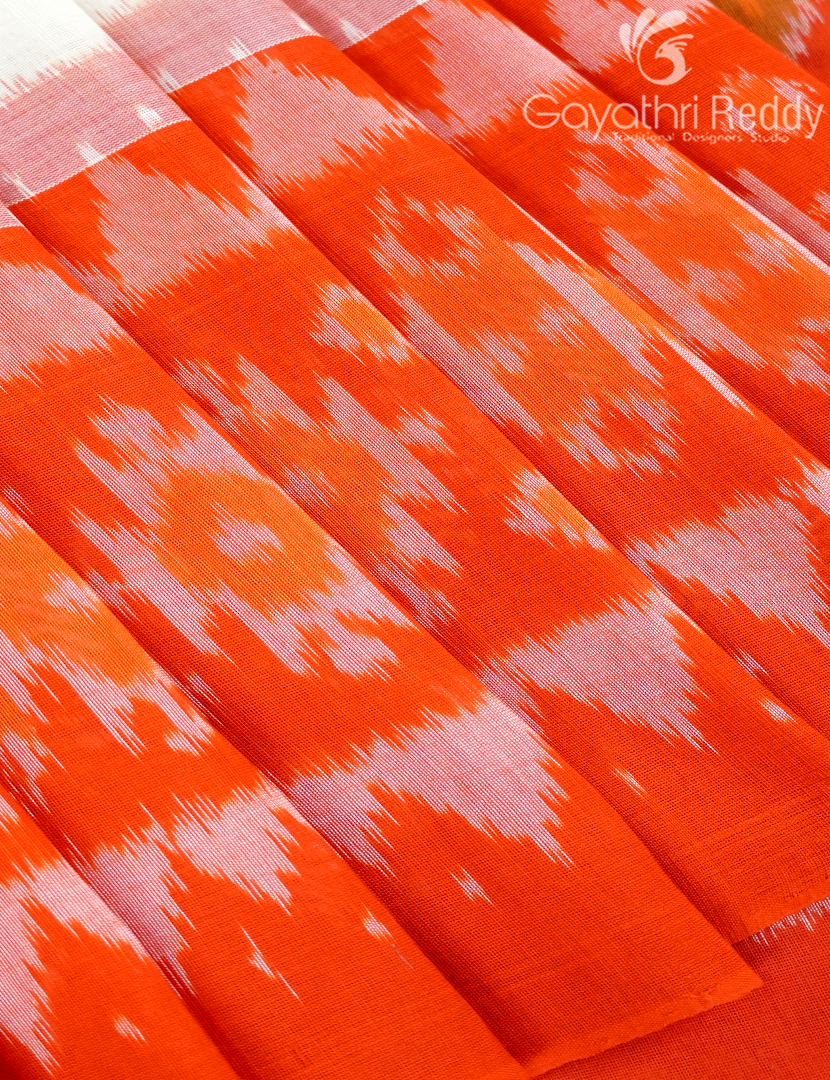 PURE IKKAT COTTON (H.L) SAREE-IKC1058