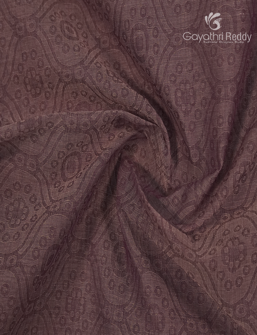 Pure Kanchi Cotton Saree in Khakhi Green