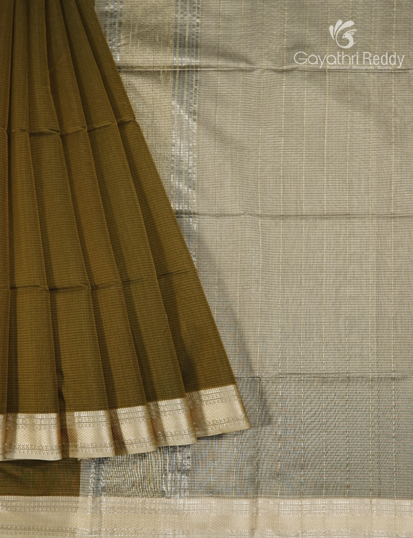 PURE CHANDERI MEDIUM BORDER SAREES -CPS1192