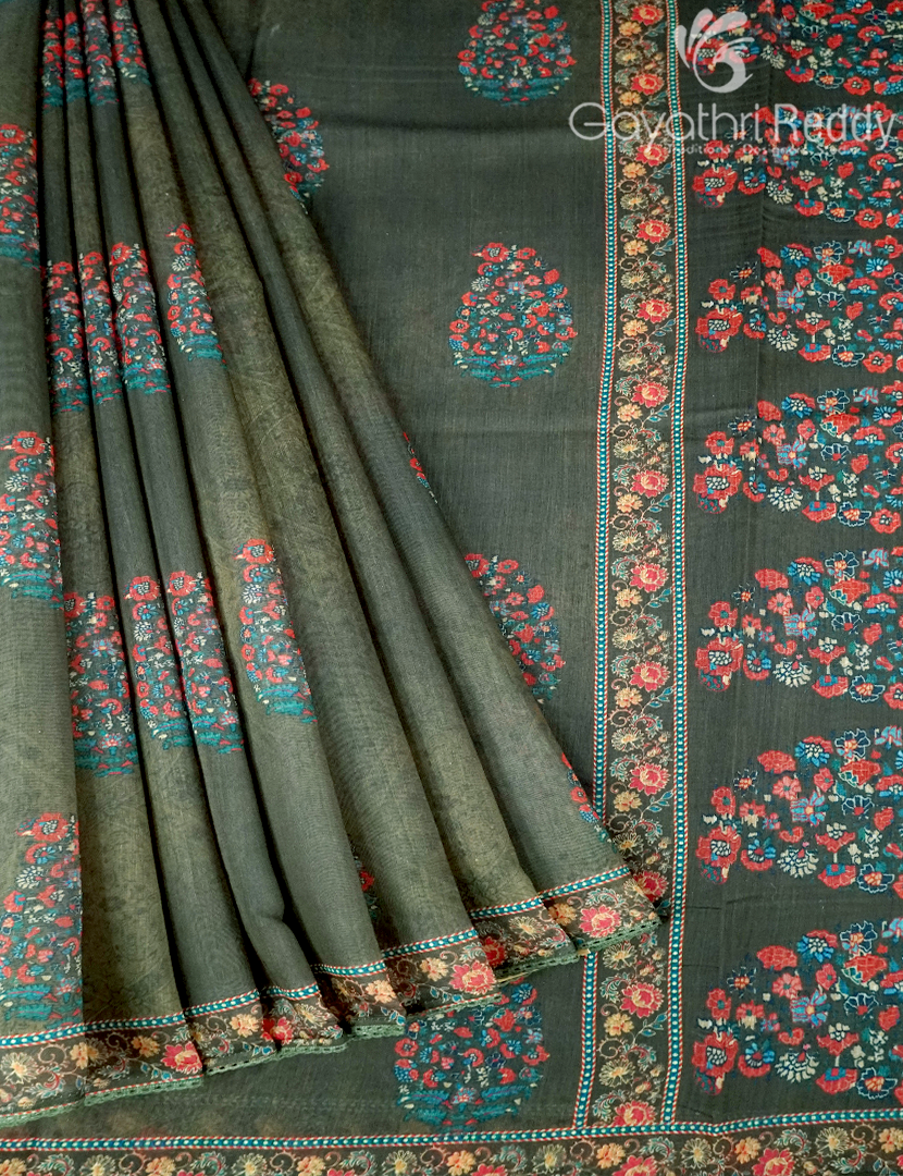 CHANDERI SILK SAREE-CPS1089
