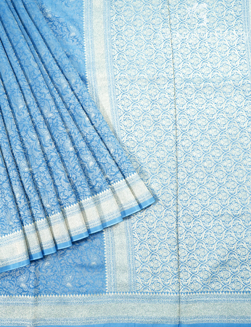 MYSORE CREPE BROCADE SAREE-MCB26