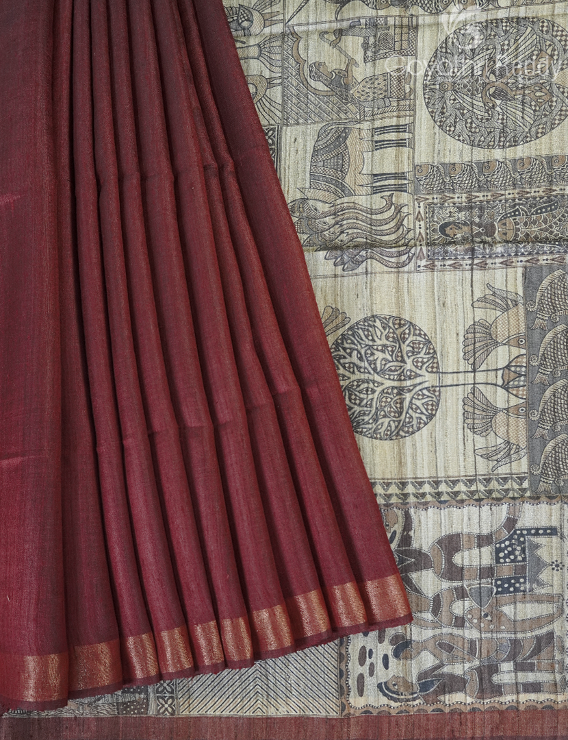 PURE DESI TUSSAR SILK-TS1540