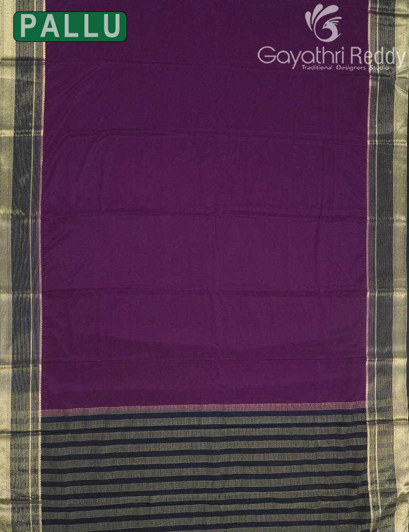 SEMI MYSORE CRAPE SAREE-SMC373