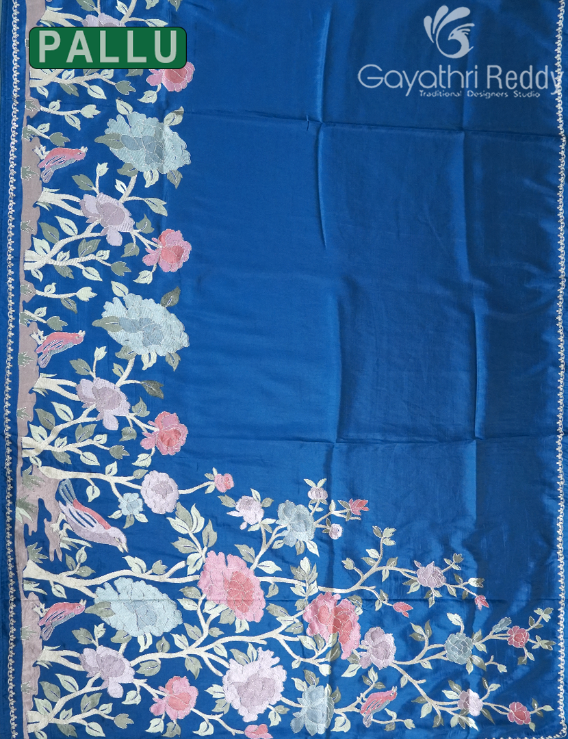 DUPION SILK FANCY SAREE -DSF30
