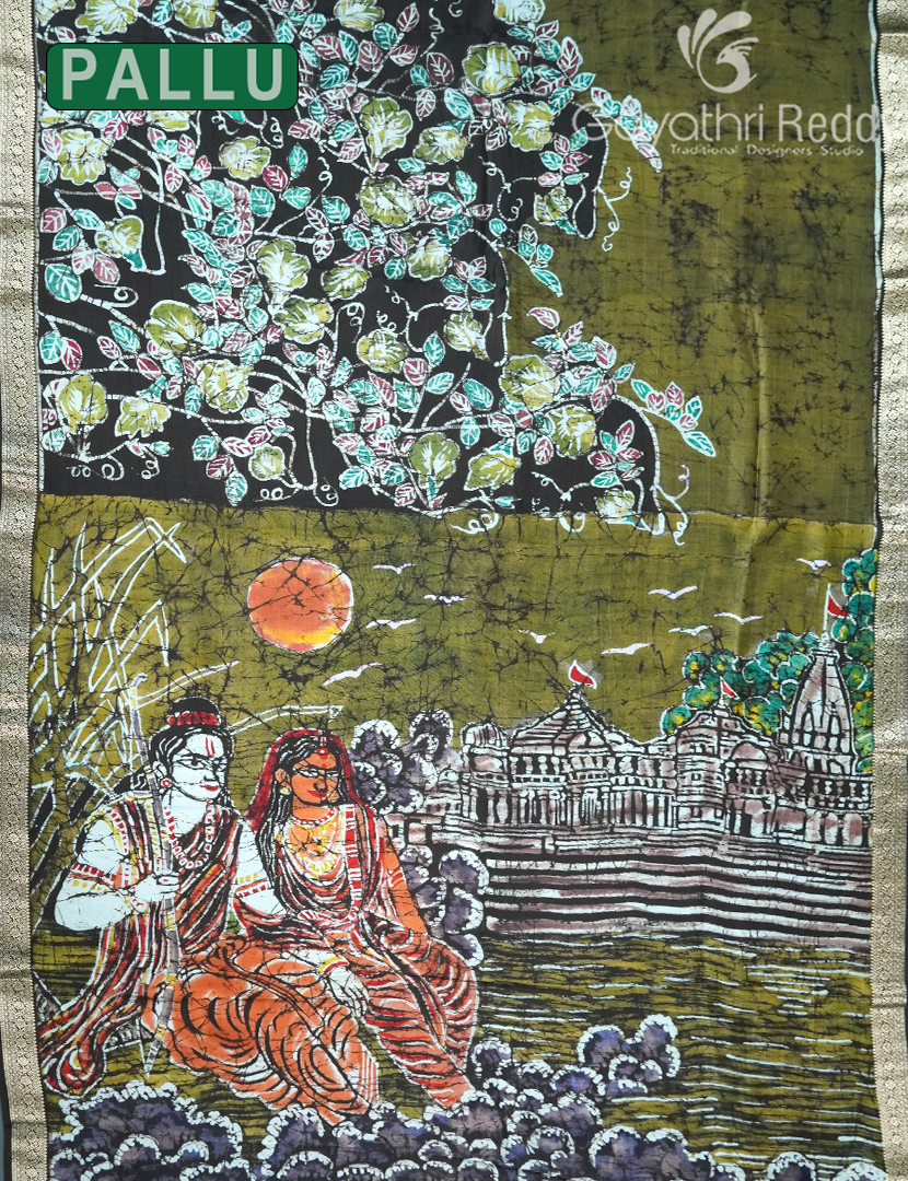 SEMI TUSSAR SAREE-ST1112