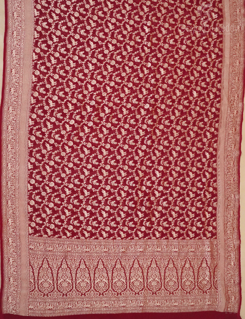 PURE BANARAS GEORGETTE KADDI-BG633