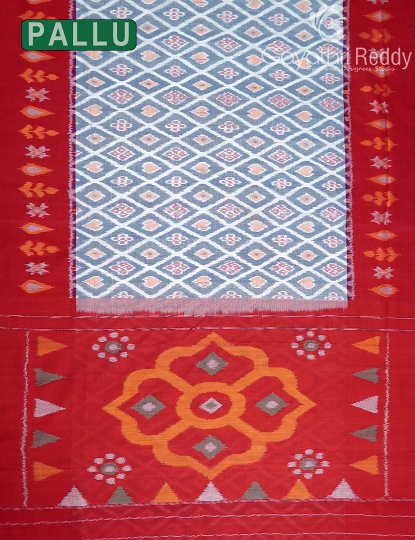 PURE IKKAT COTTON (H.L) SAREE-IKC1059